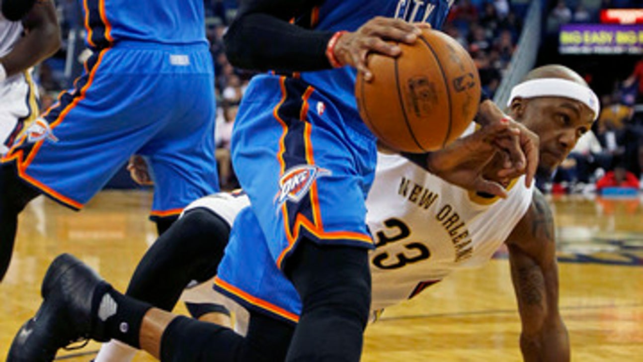 Westbrook triple-double leads Thunder past Pelicans, 114-105 (Jan 25, 2017)