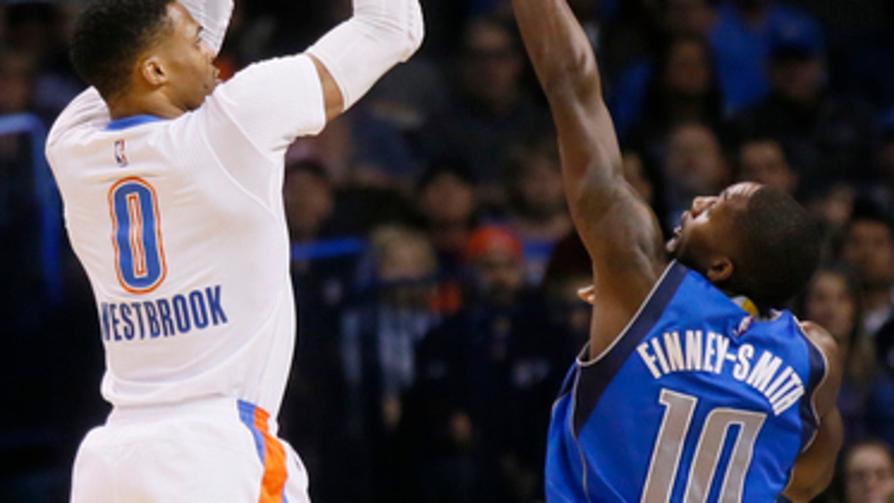 Westbrook scores 45 points, Thunder beat short-handed Mavs (Jan 26, 2017)