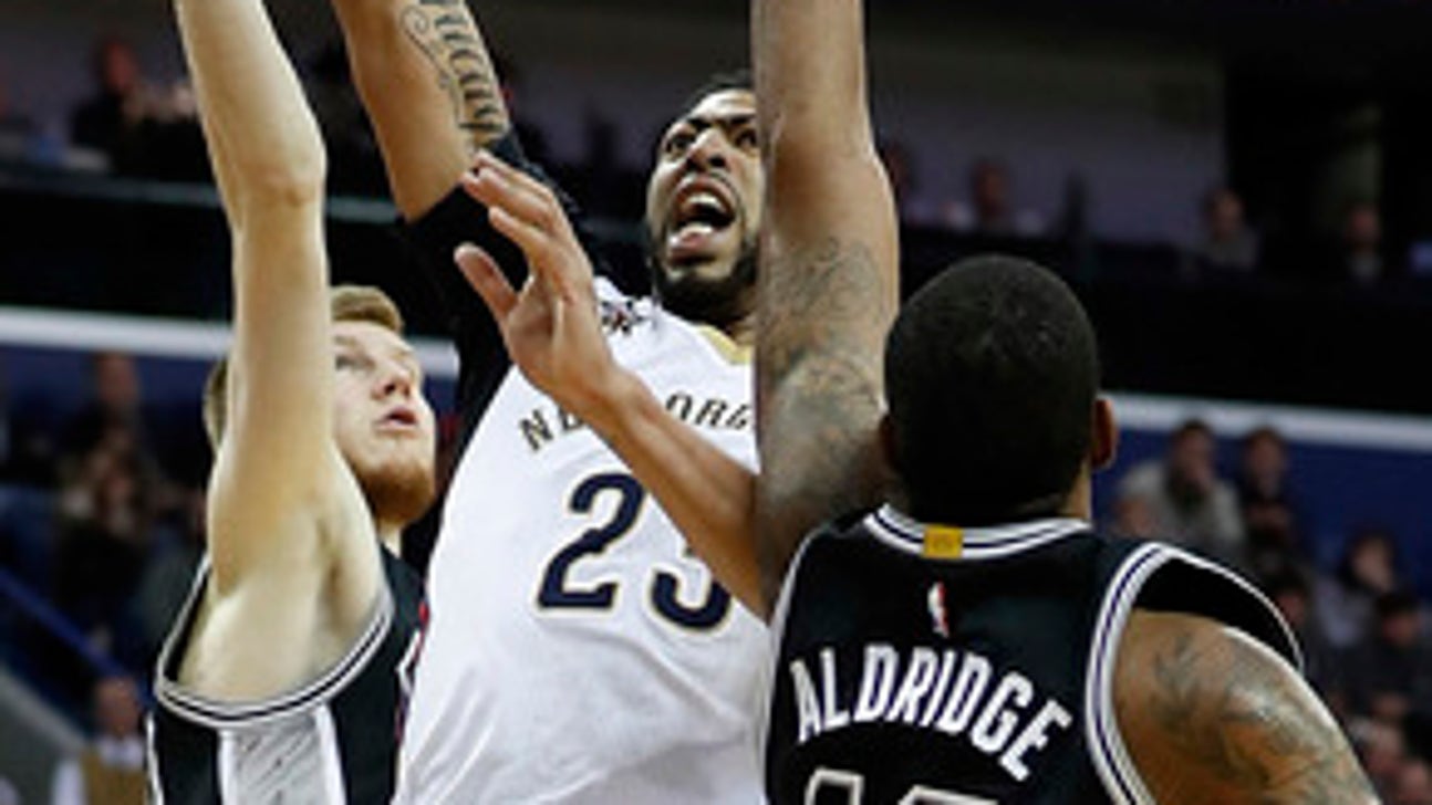 Holiday, Davis lead Pelicans past Spurs 119-103 (Jan 27, 2017)