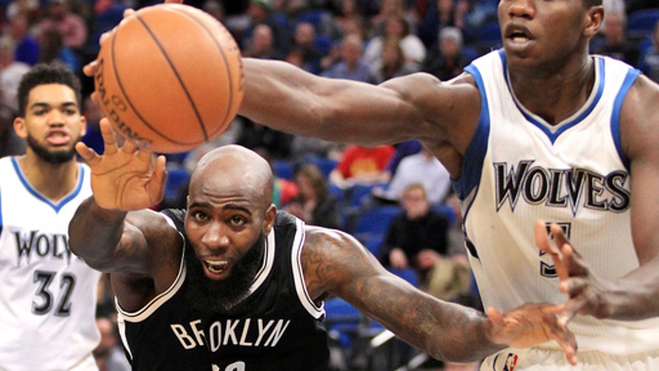 Towns scores 37 to lift Timberwolves over Nets, 129-109 (Jan 28, 2017)