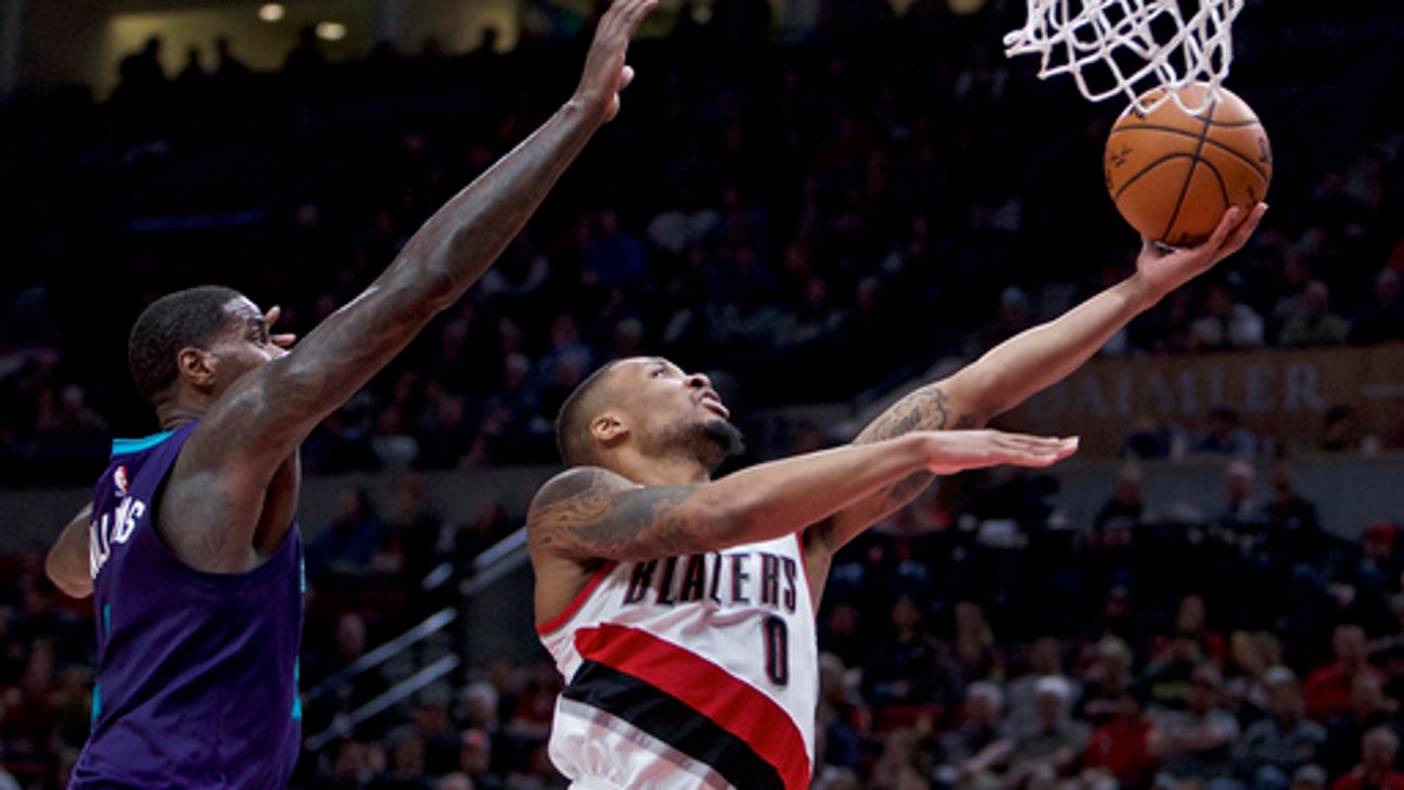 Lillard has 27 and the Blazers beat slumping Hornets 115-98 (Jan 31, 2017)