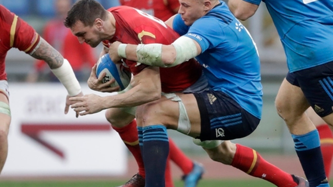 Wales overcomes slow start to beat Italy 33-7 in Six Nations