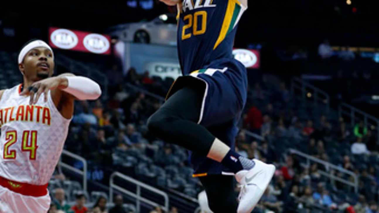 Hot-shooting Hayward has 30 points, Jazz crush Hawks 120-95 (Feb 06, 2017)