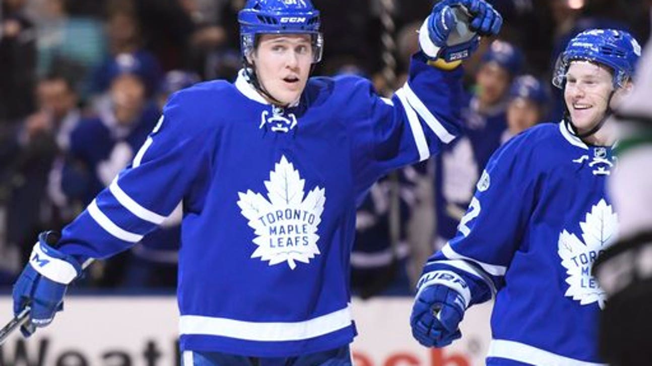 Matthews scores 25th, scuffling Maple Leafs beat Stars 3-1 (Feb 07, 2017)