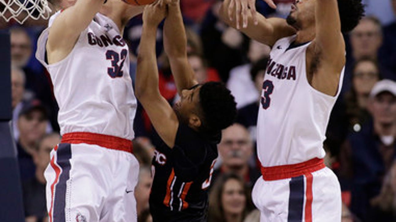 Williams-Goss leads No. 1 Gonzaga over Pacific 82-61 (Feb 18, 2017)