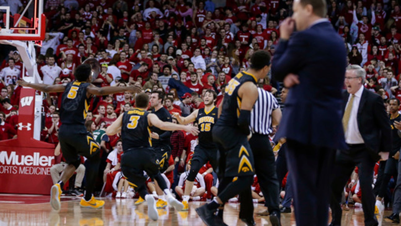 Late 3 gives Iowa win over mistake-prone No. 22 Wisconsin (Mar 02, 2017)