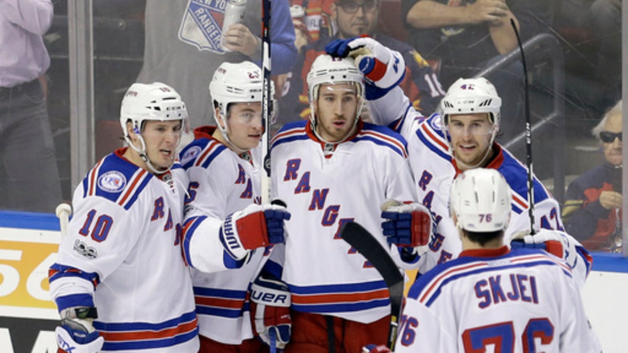 Lundqvist gets 30th win, Rangers topple Panthers, 5-2 (Mar 07, 2017)