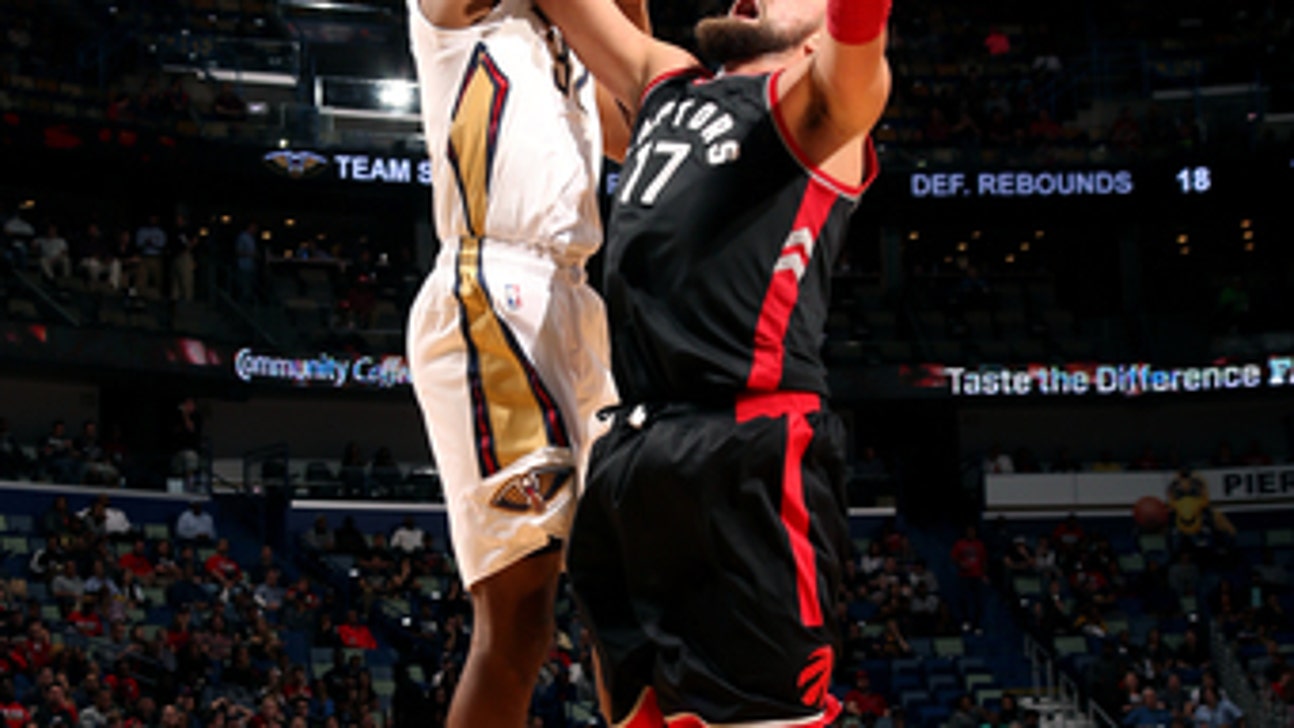 Valanciunas leads Raptors over Pelicans, 94-87 (Mar 08, 2017)