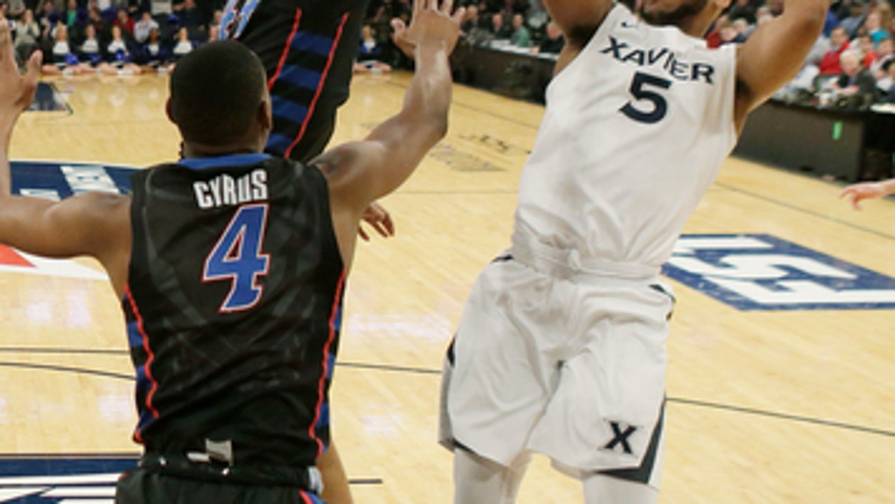 Bluiett's 17 pts in 2nd half leads Xavier past DePaul 75-64 (Mar 08, 2017)