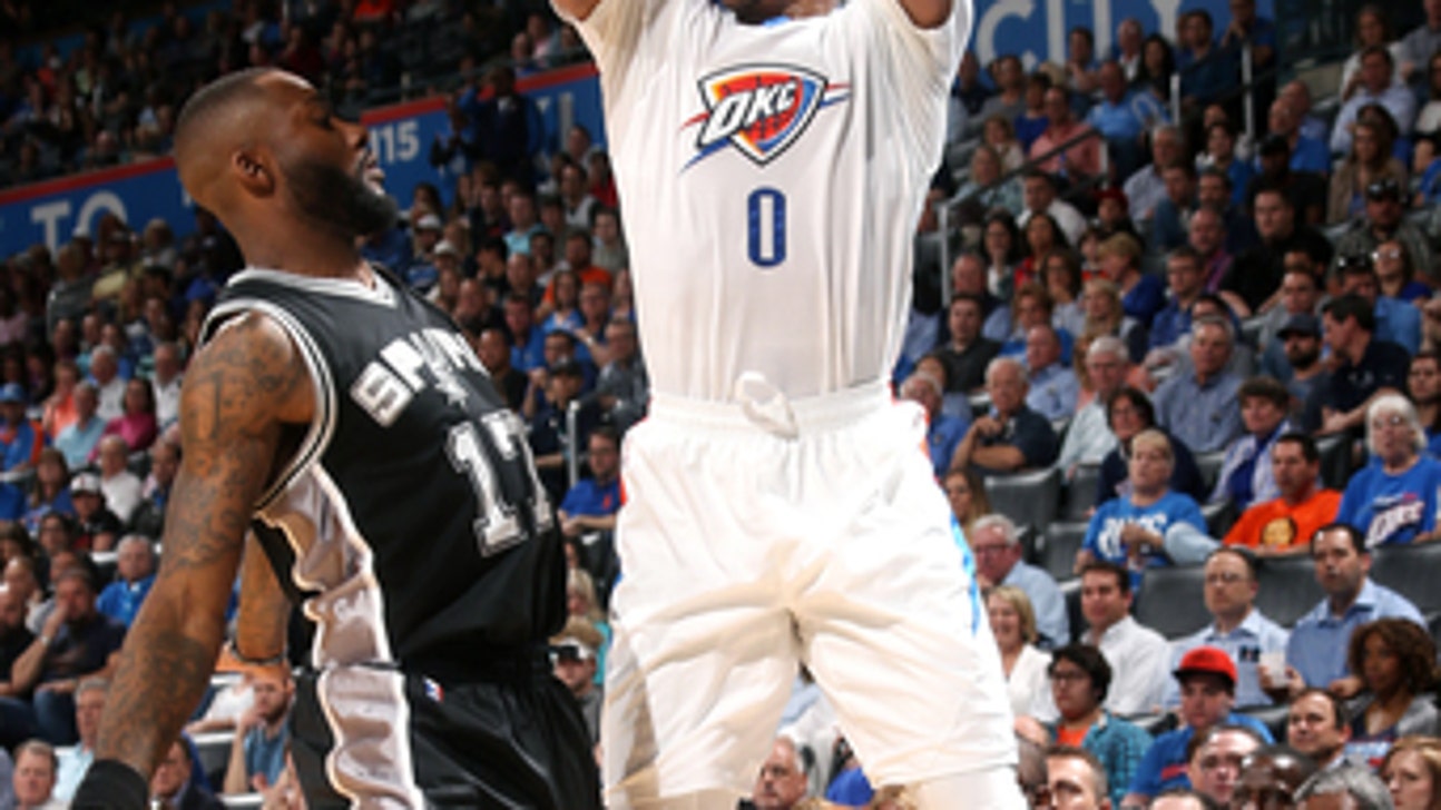 Westbrook has another triple-double, Thunder beat Spurs (Mar 09, 2017)