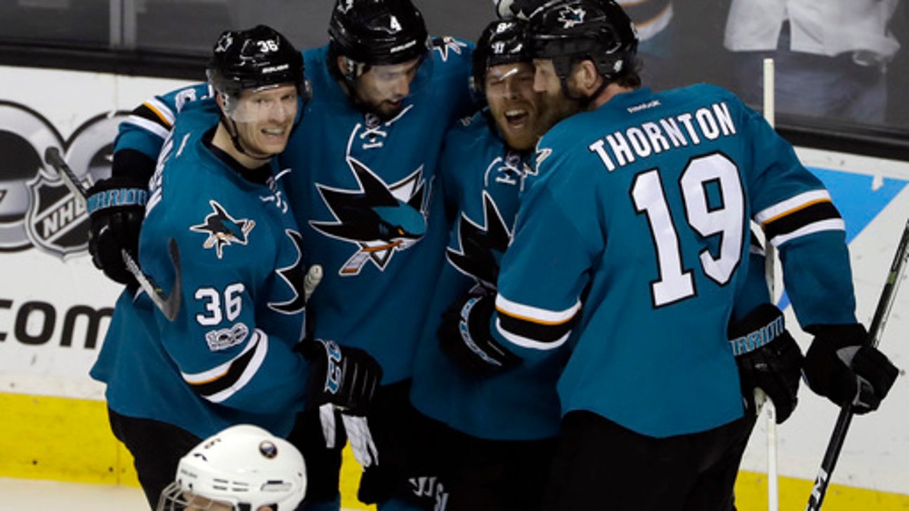 Pavelski scores 2 in Sharks' 4-1 win over Sabres (Mar 14, 2017)