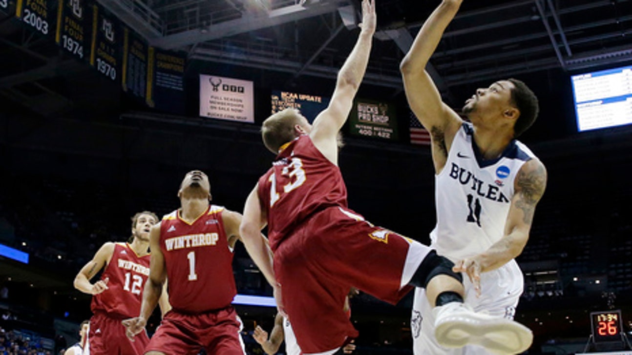 Butler does it, topping Winthrop 76-64 behind Avery Woodson (Mar 16, 2017)