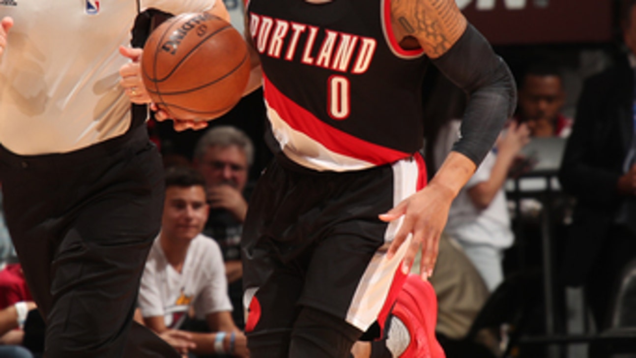 Lillard's 49 points lift Blazers over Heat, 115-104 (Mar 19, 2017)