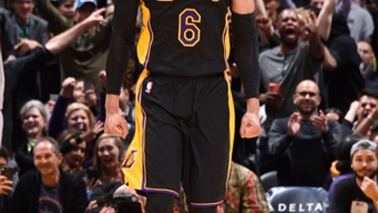 Lakers beat Wolves 130-119 in OT to snap 6-game skid (Mar 24, 2017)