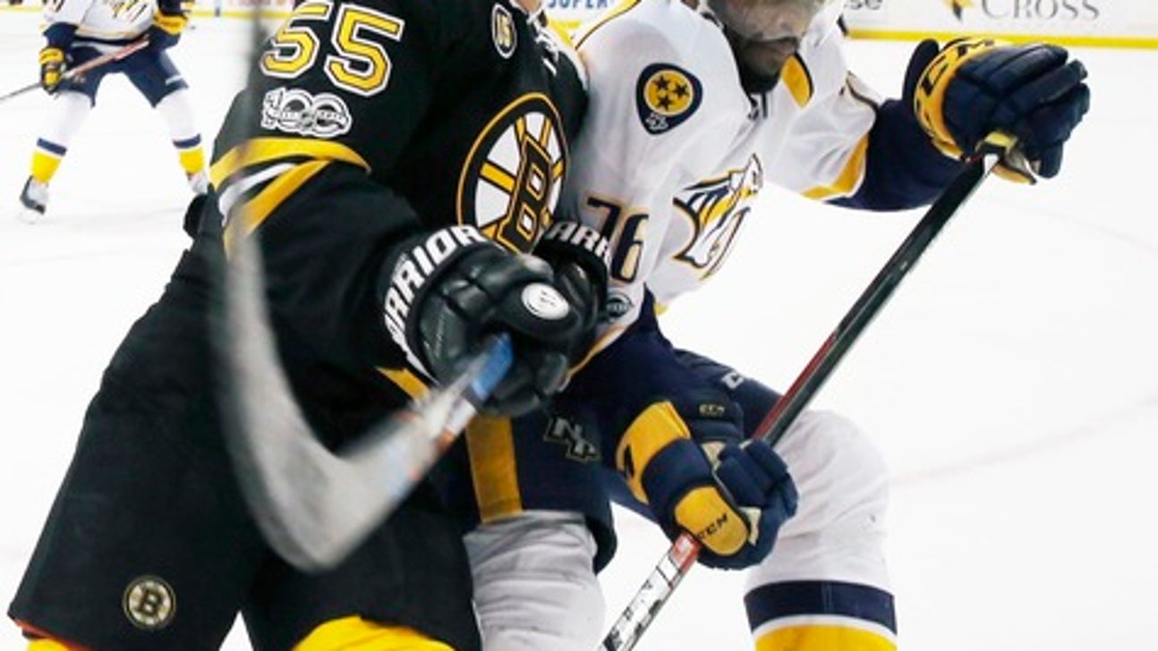 Rask backstops Bruins to 4-1 win over Predators (Mar 28, 2017)