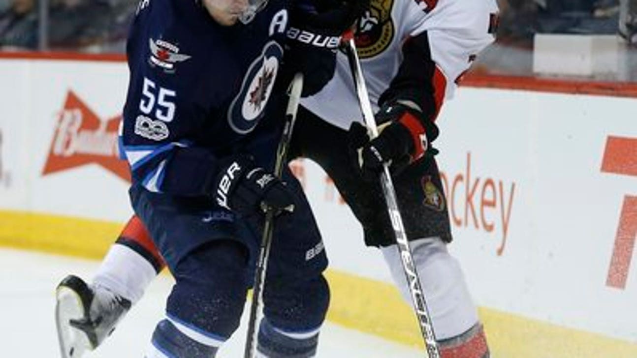 Perreault lifts Jets to fourth straight win, 4-2 over Sens (Apr 01, 2017)