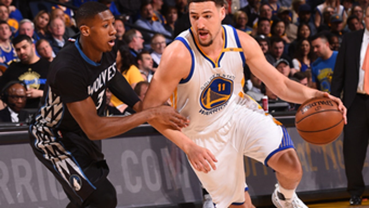 Klay Thompson scores 41, Warriors roll to 12th straight win (Apr 04, 2017)