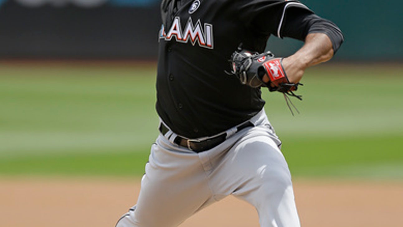 Gray fans 11, Davis homers as A's top Marlins 4-1 (May 24, 2017)