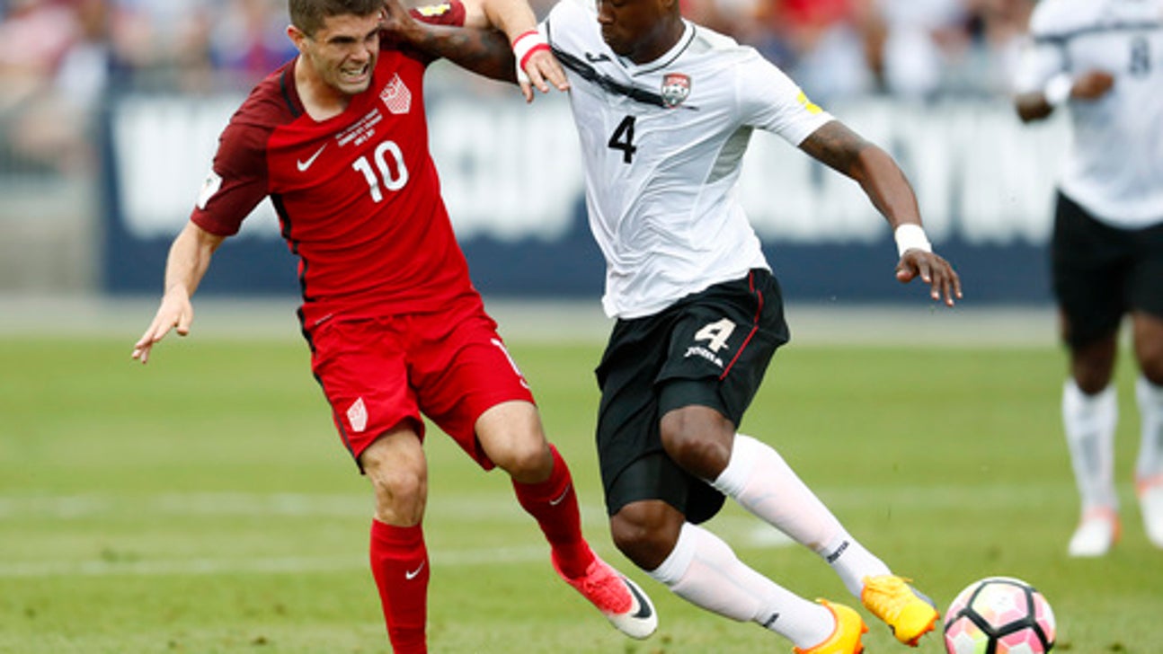Pulisic scores twice, US beats Trinidad 2-0 in qualifying