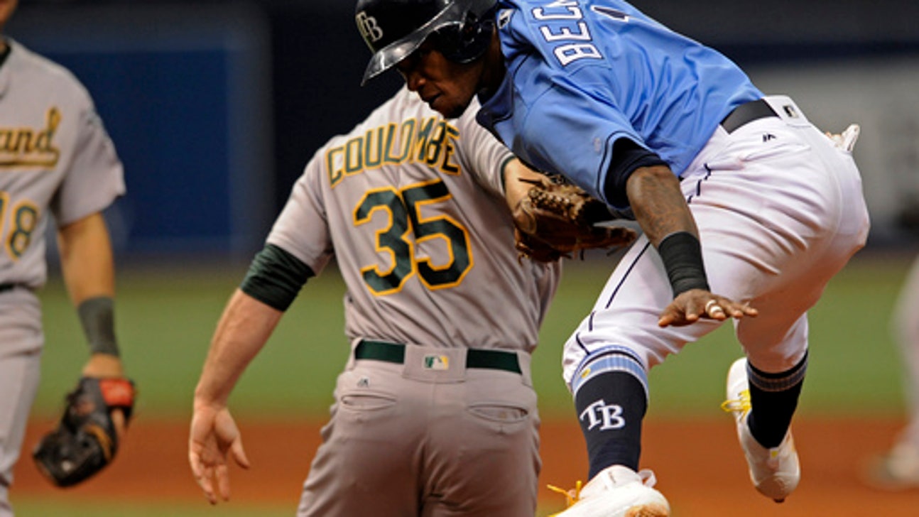 Mallex Smith has 3 hits; Rays beat Athletics 5-4 (Jun 11, 2017)