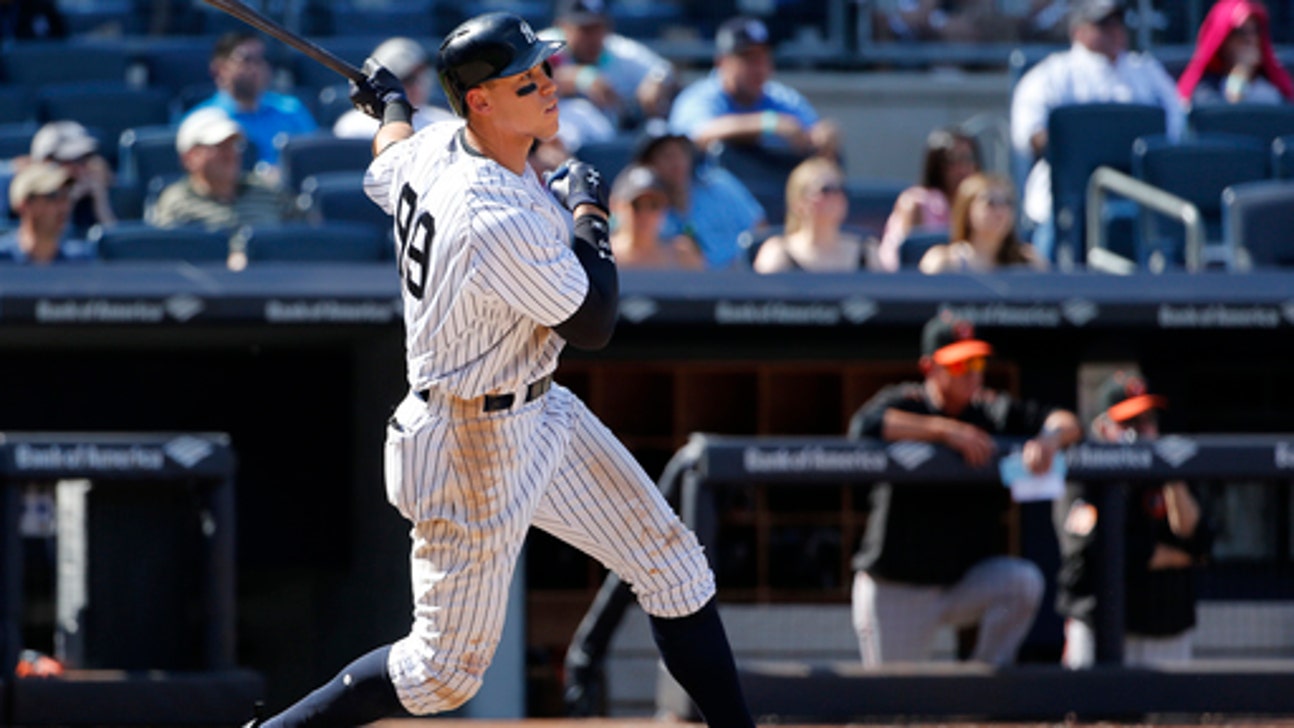 Judge 2 HRs, hits drive nearly 500 feet, Yanks rout O's 14-3 (Jun 11, 2017)