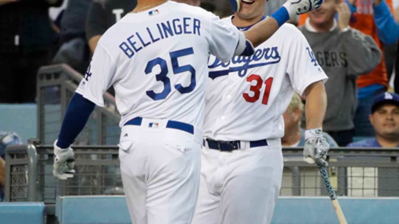 Bellinger fastest to 21 HRs; Dodgers outslug Mets 10-6 (Jun 19, 2017)