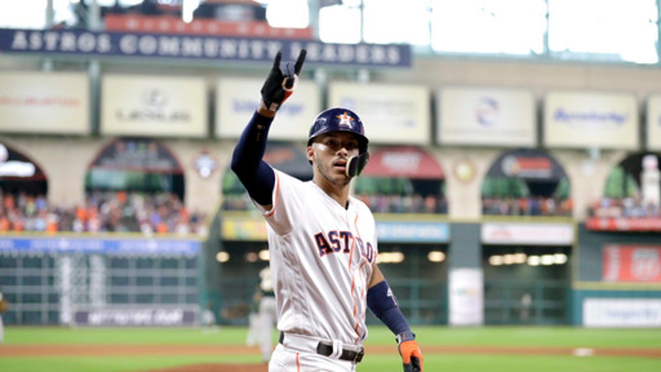 Correa has 2 HRs, 4 RBIs to lead Astros over A's 6-1 (Jun 29, 2017)