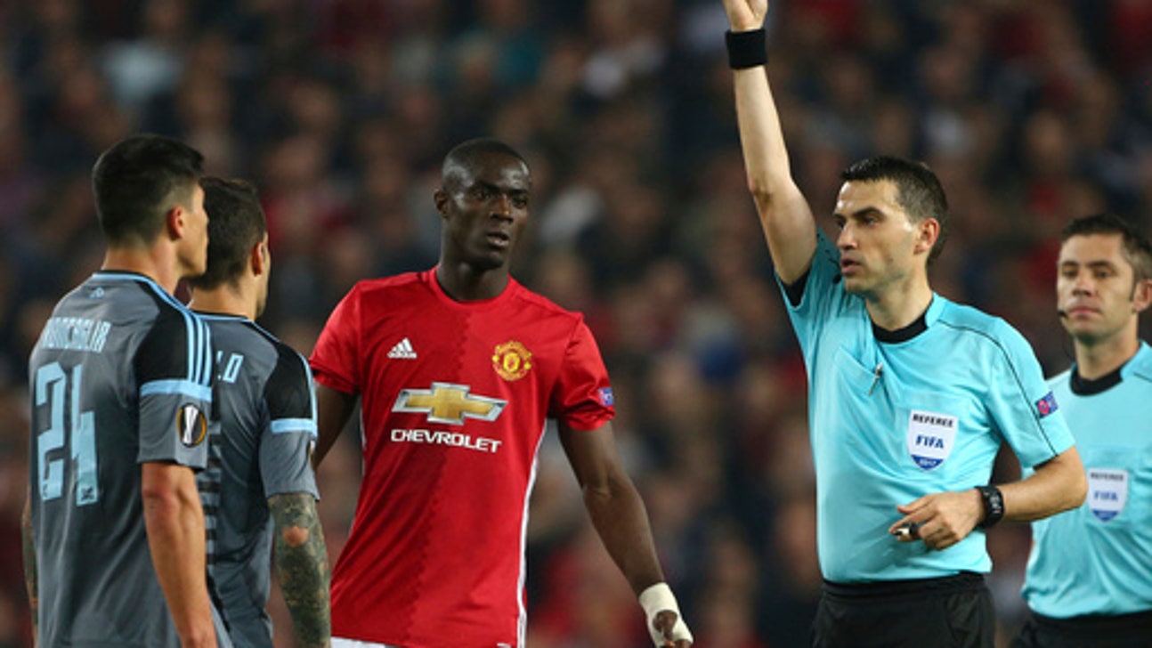Man United's Bailly gets 3-game UEFA ban, misses Super Cup