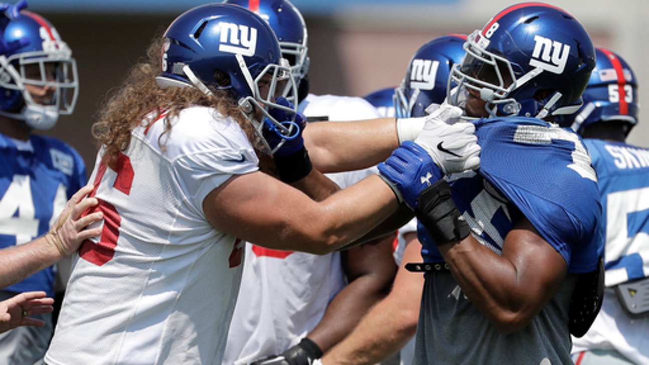 Giants coach OK with player dustups, but he wants limits