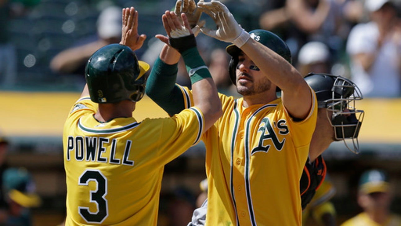 Chapman's 3-run HR in 5-run 4th rallies A's over Orioles 9-3 (Aug 13, 2017)