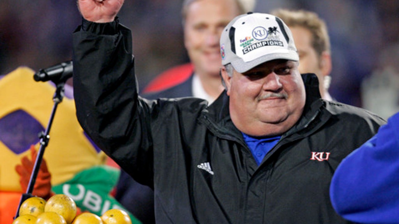 Kansas to honor former coach Mangino during season opener