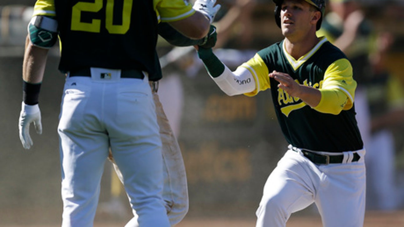 Choo homers but Rangers do little else in 8-3 loss to A's (Aug 27, 2017)