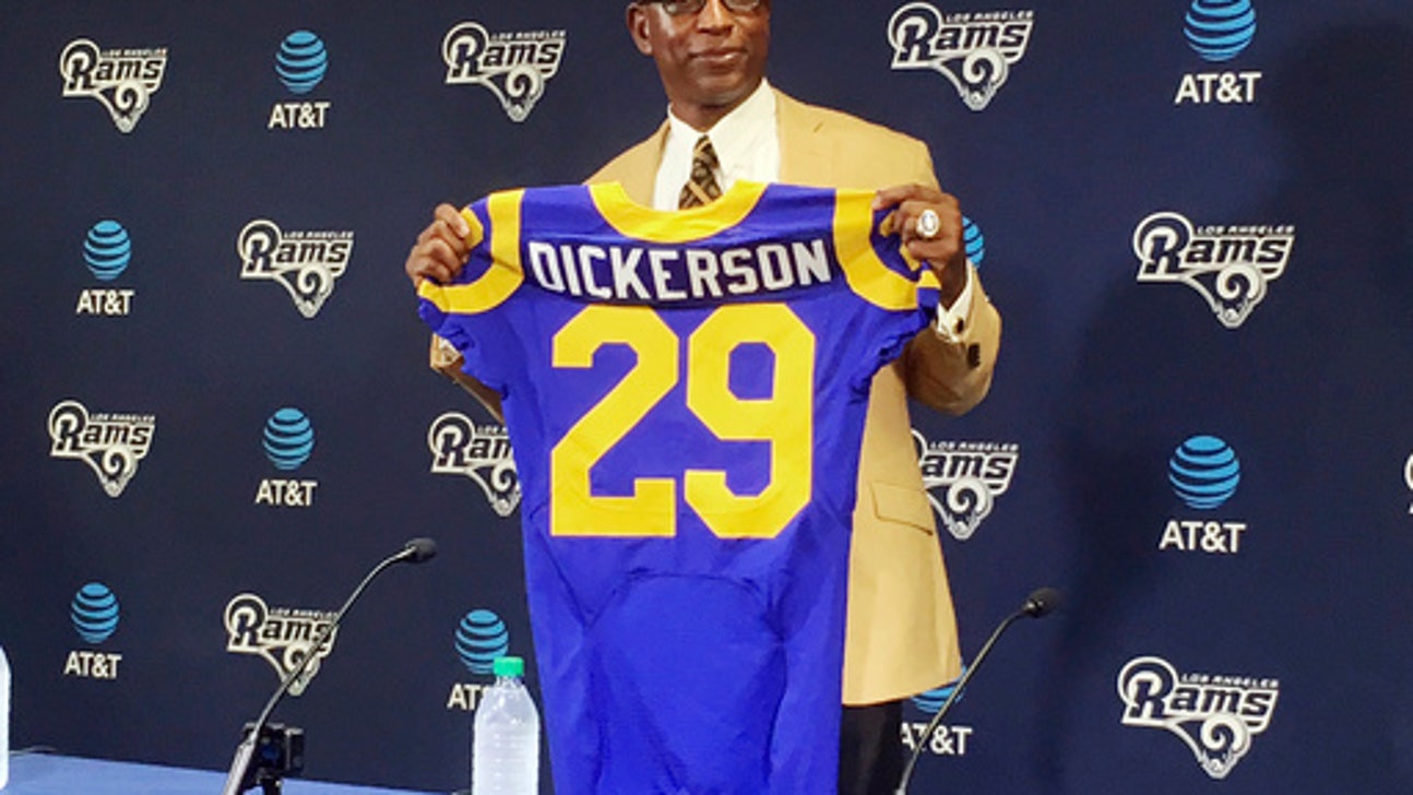 Eric Dickerson signs 1-day deal to retire with the LA Rams