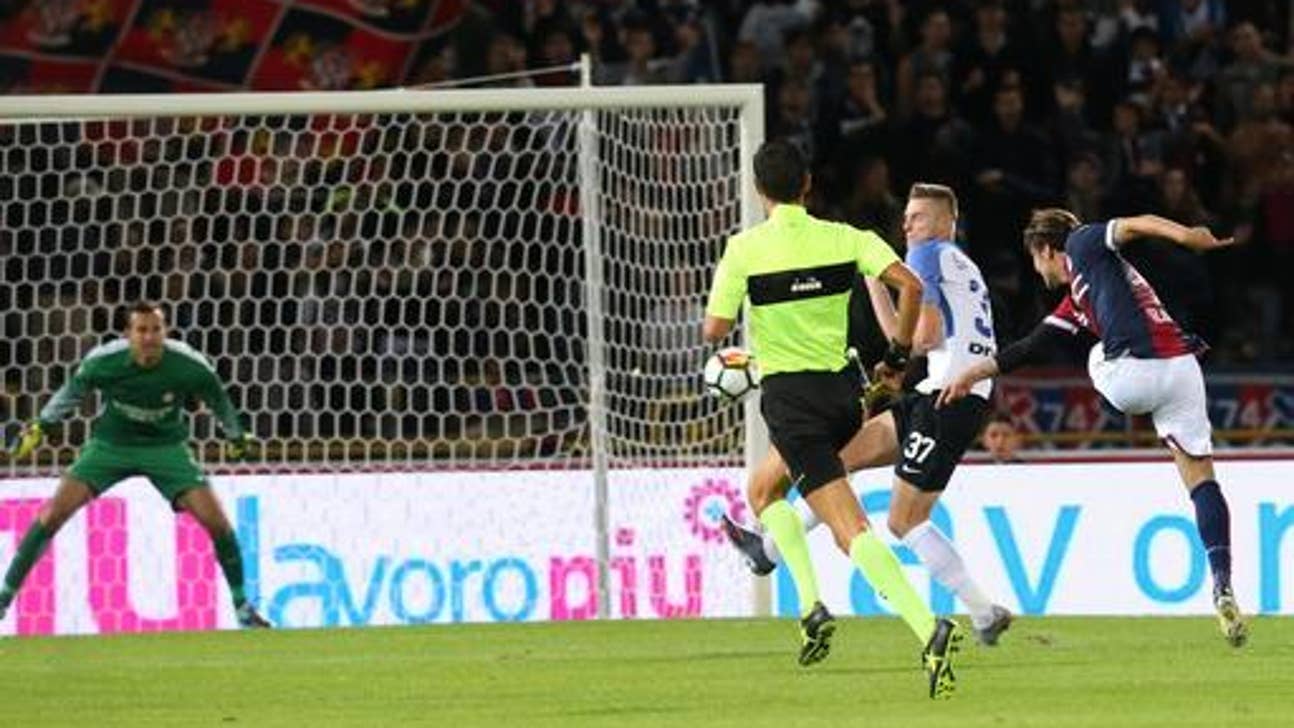 Inter's perfect start ends with 1-1 draw at Bologna