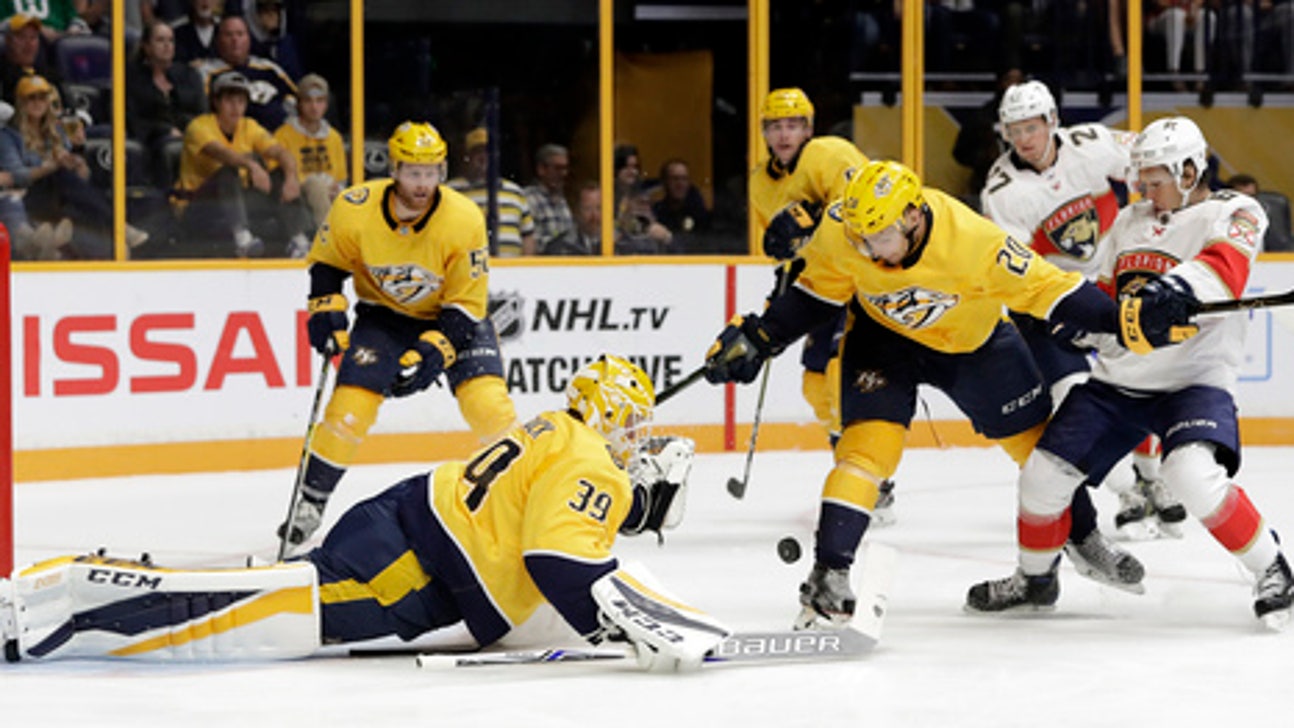 Brickley leads Panthers to exhibition win over Predators