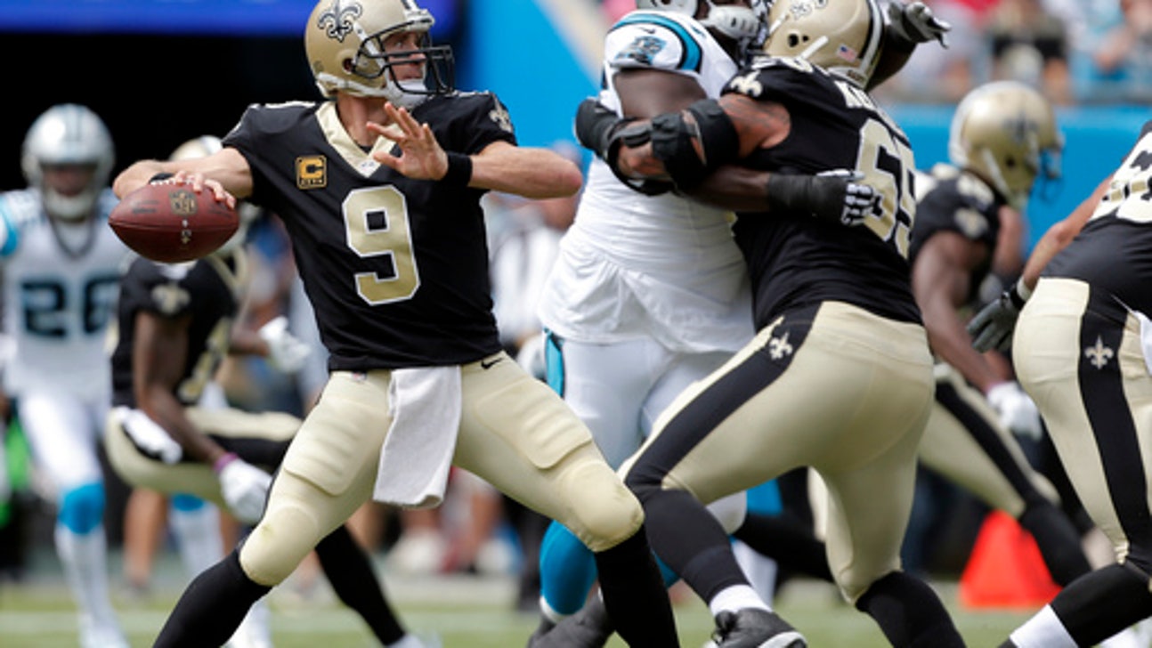 Brees throws 3 TDs, Saints dominate Panthers 34-13 (Sep 24, 2017)