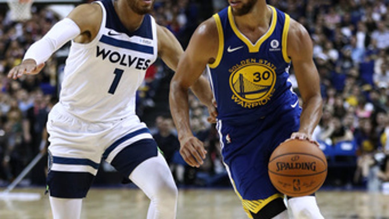 Curry scores 40, Warriors rout Wolves 142-110 in Shanghai
