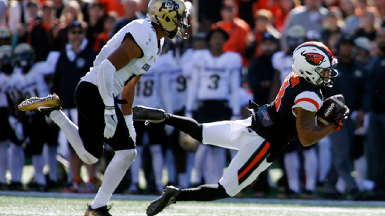 Colorado beats Oregon State 36-33 for 1st conference win (Oct 14, 2017)