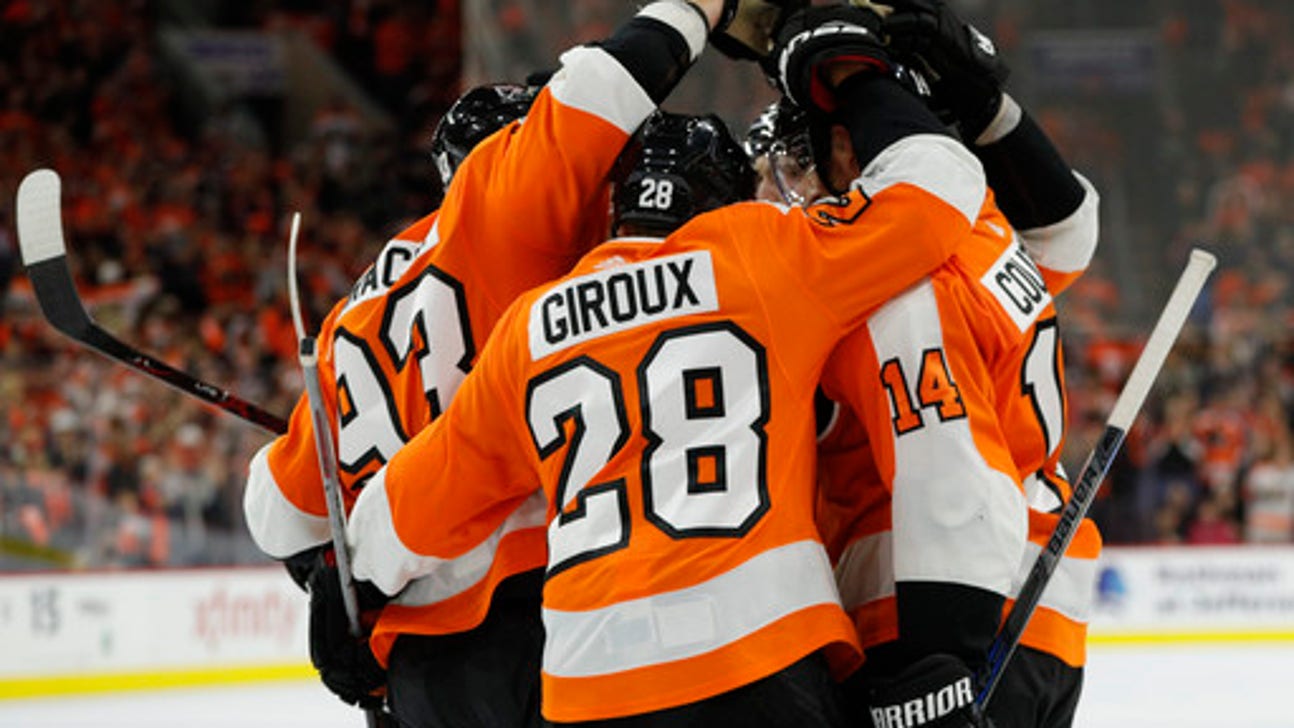 Flyers rout Capitals 8-2 to win home opener (Oct 14, 2017)