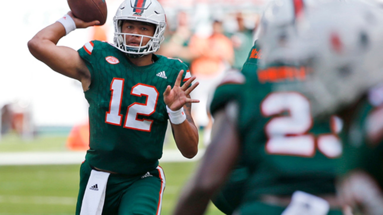 No. 8 Miami survives Syracuse test, beats Orange 27-19 (Oct 21, 2017)