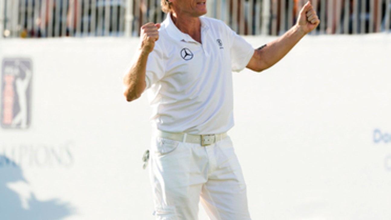 Bernhard Langer eagles final hole to win in Richmond