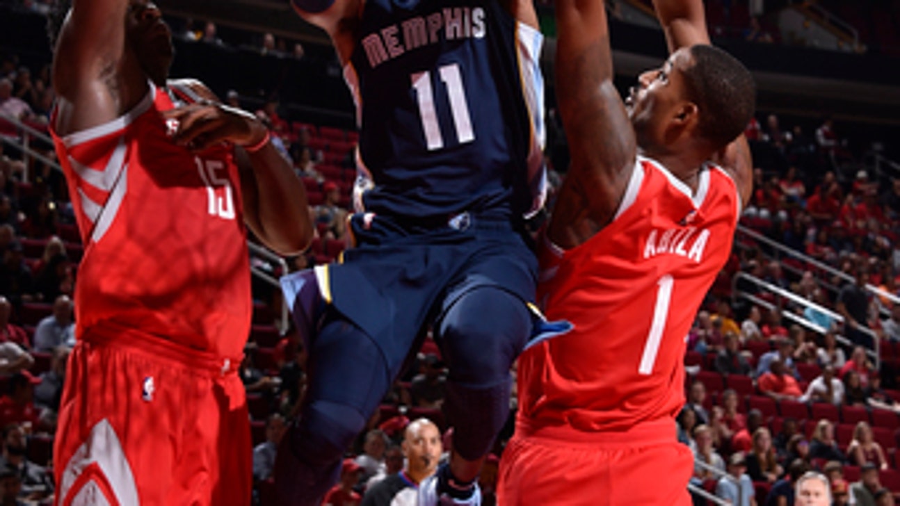 Gasol leads Grizzlies to 98-90 win over Rockets (Oct 23, 2017)