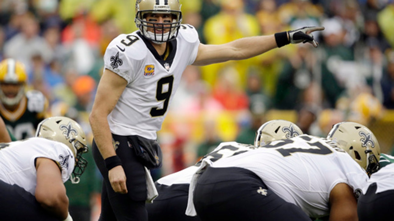 Brees gratified by help from Saints' running game, defense
