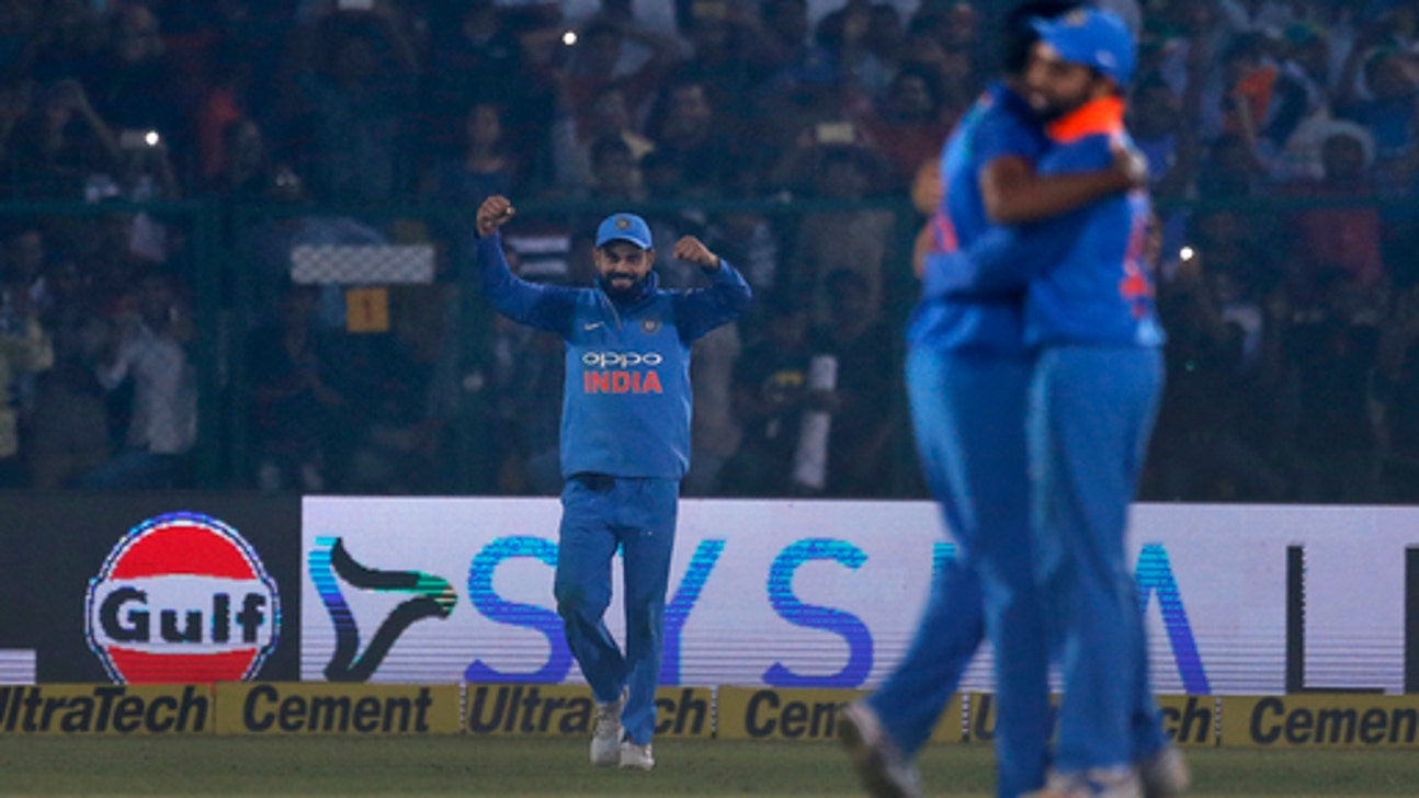 New Zealand run chase narrowly fails, India wins series 2-1