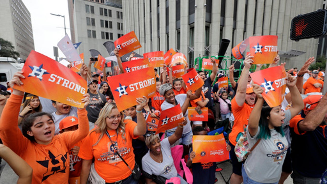 The Latest: World Series MVP Springer thanks Astros fans