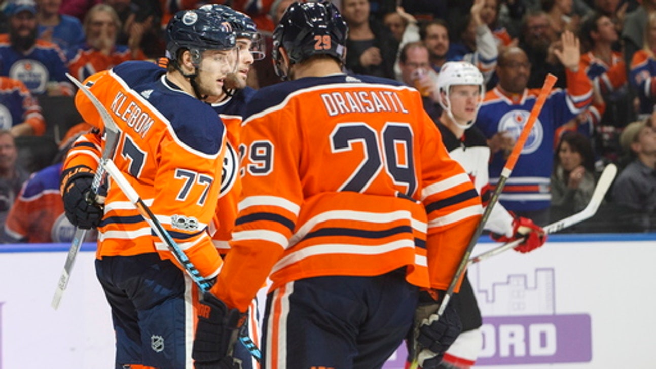 Connor McDavid sets up 3 goals, Oilers beat Devils 6-3 (Nov 03, 2017)