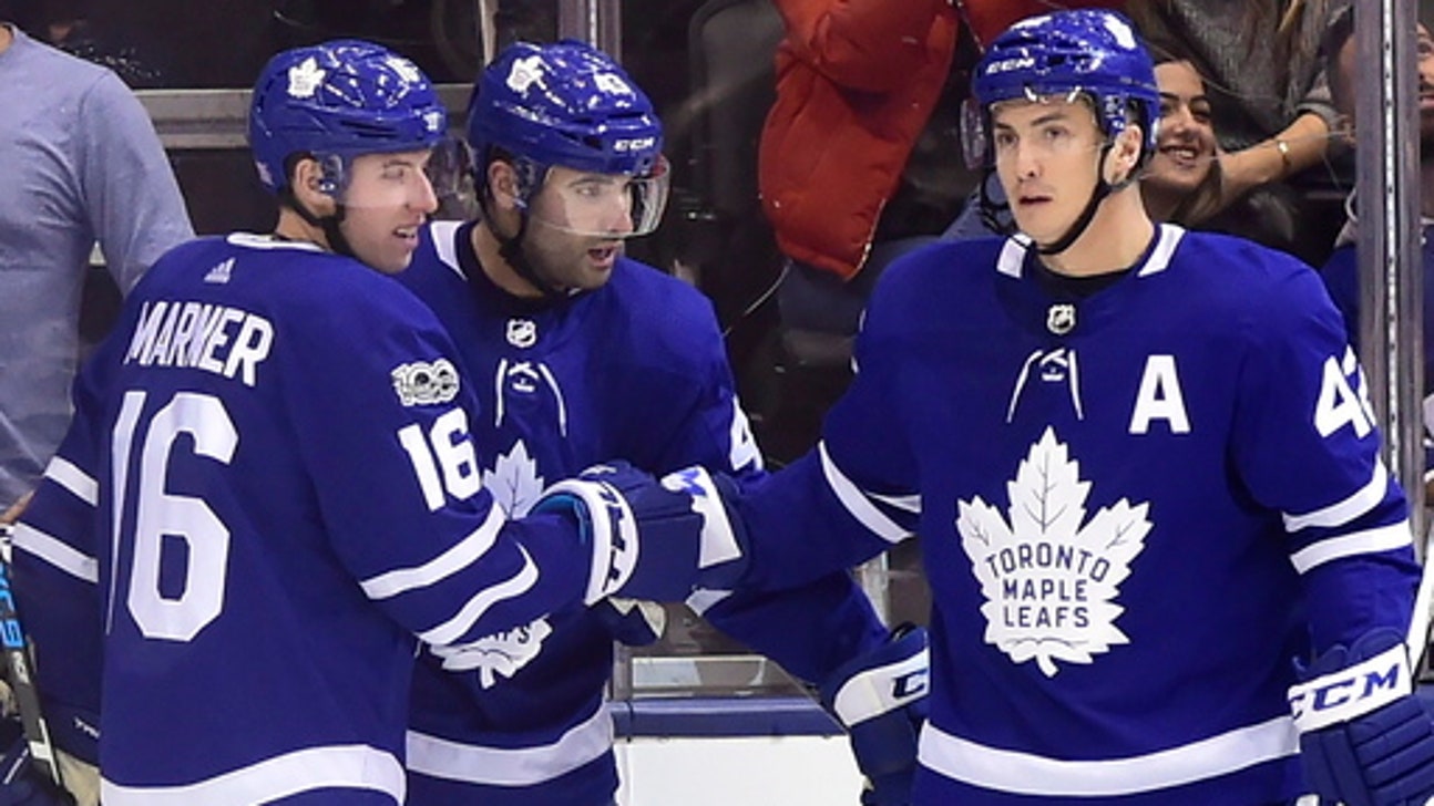 Marner helps Maple Leafs top Golden Knights 4-3 (Nov 06, 2017)