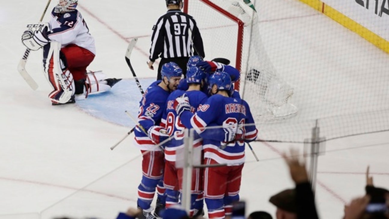 Rangers rally past Blue Jackets 5-3 for 4th straight win (Nov 06, 2017)