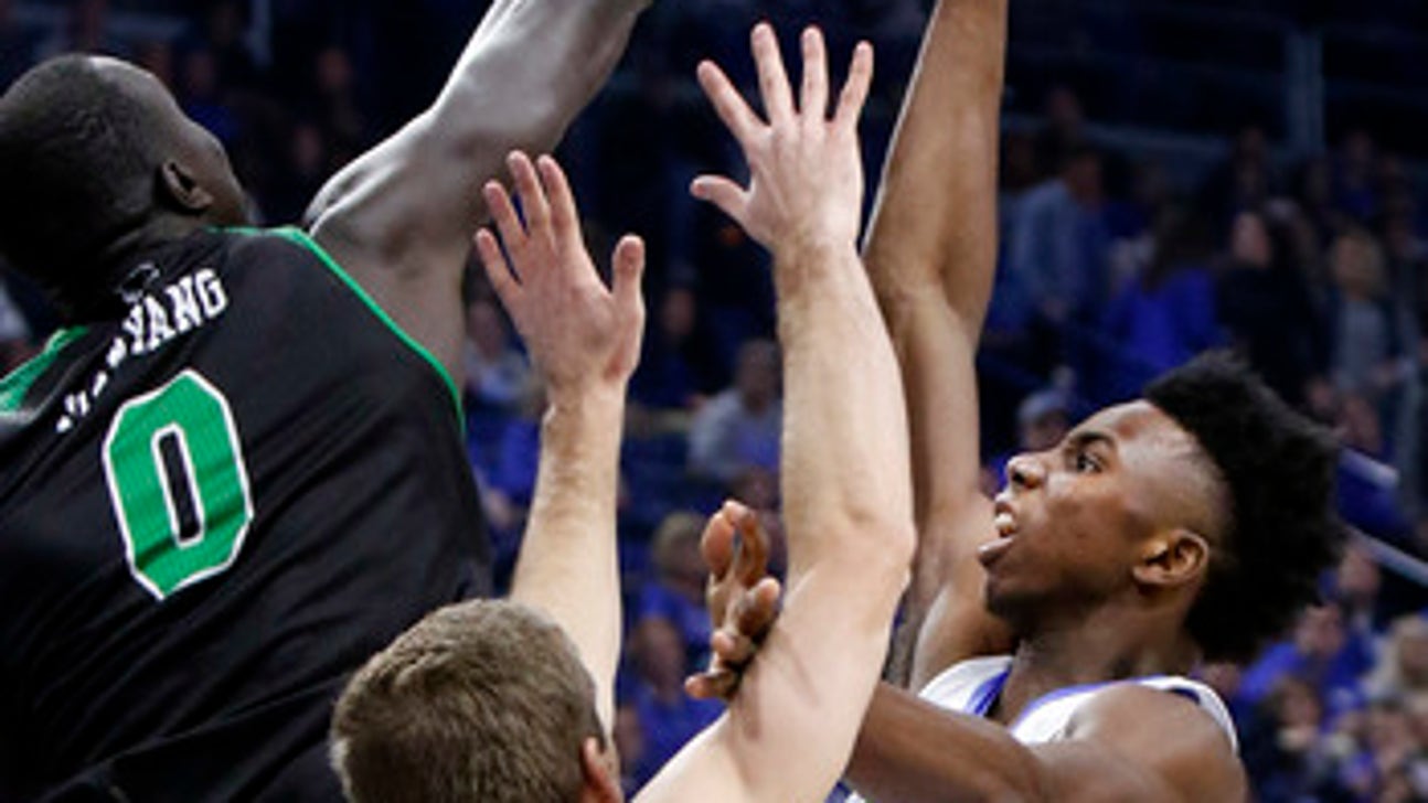 Big second half lifts No. 5 Kentucky past Utah Valley 73-63 (Nov 10, 2017)