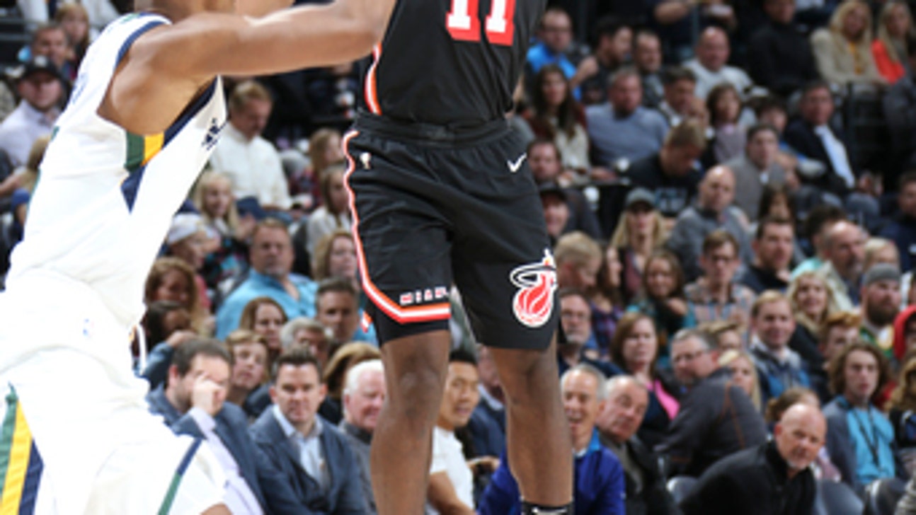 Waiters scores 21, Heat rallies to beat Jazz 84-74 (Nov 10, 2017)